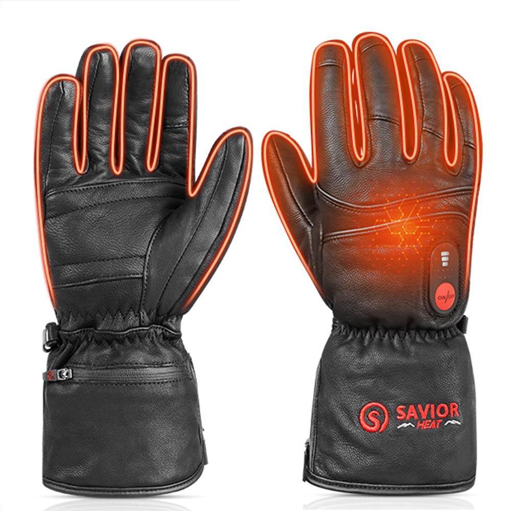 Savior Heat S06 Full-Leather värmehandskar, produkten från en annan vinkel 1