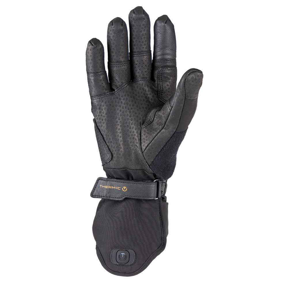 Therm-ic Grip Ultra Heat Gloves värmehandskar svart, produkten från en annan vinkel 1