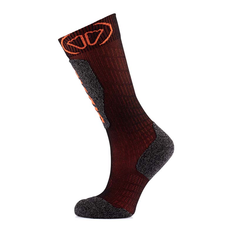 Sidas Ski Expert Jr Socks skidstrumpor barn orange, produkten från en annan vinkel 2