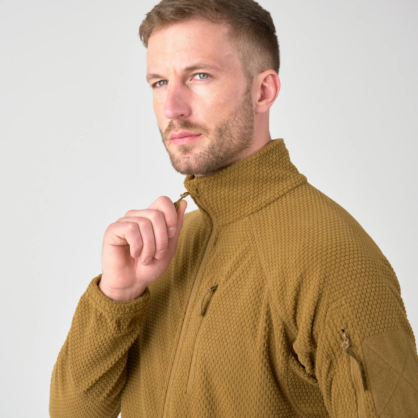 Helikon-Tex Alpha Tactical Jacket Grid Fleece - Olive Green