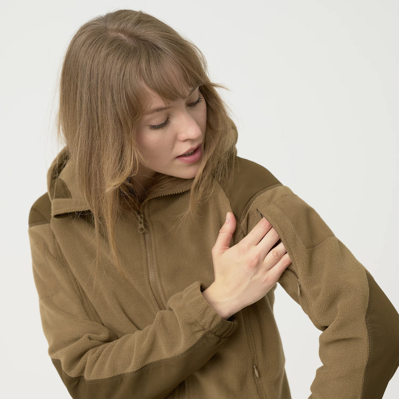 Helikon-Tex Women's Cumulus Fleecejacka – Taiga-grön