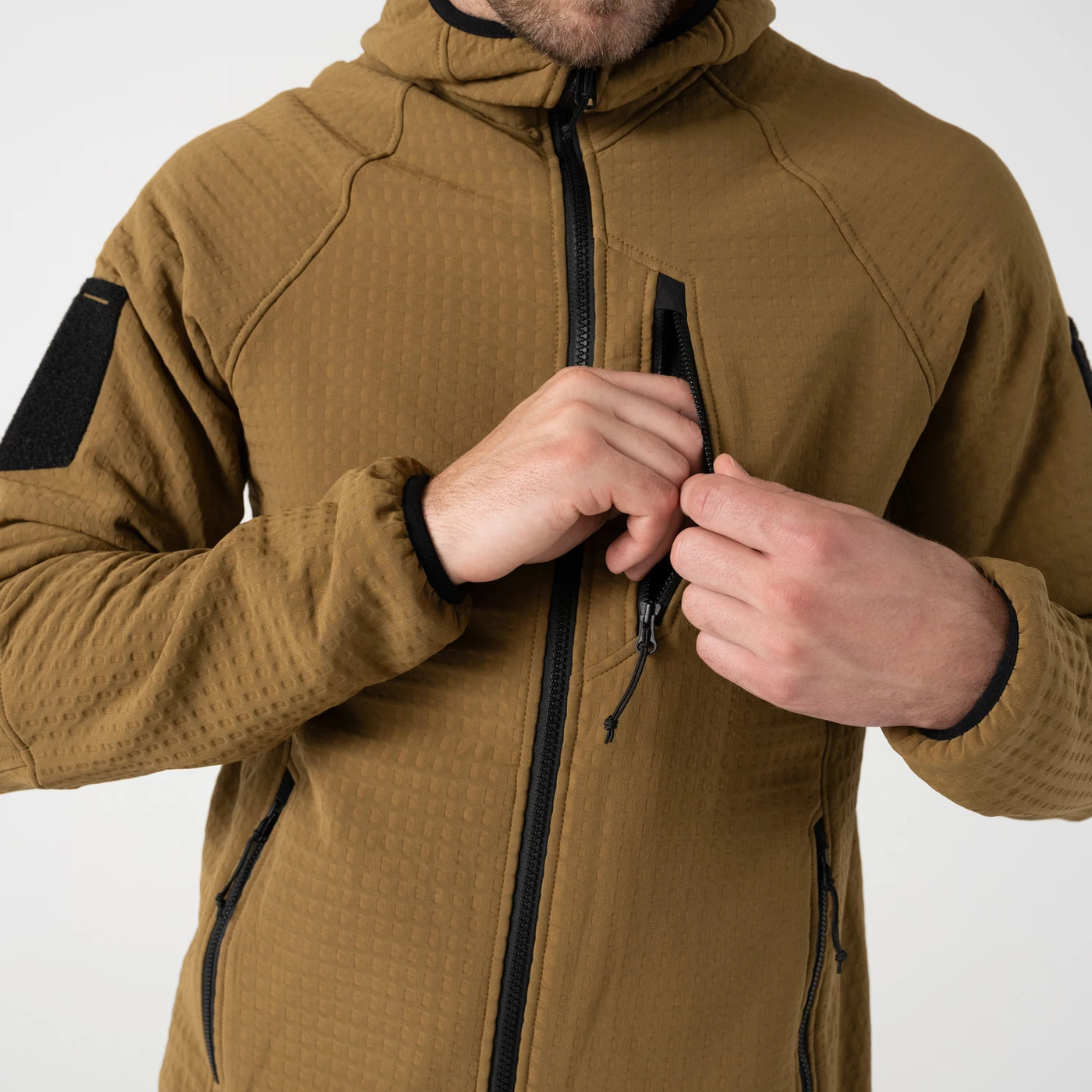 Helikon-Tex Patriot Pro Fleece Fleecejacka – Taiga-grön
