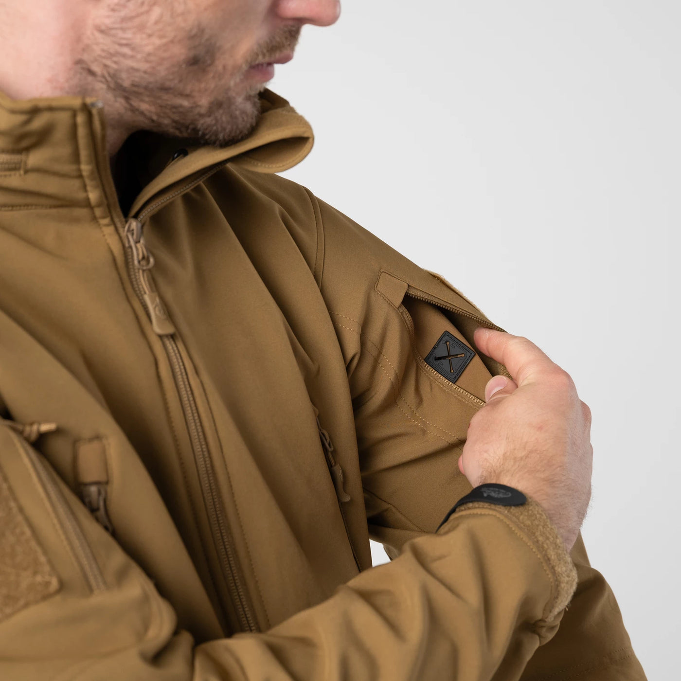 Helikon-Tex Gunfighter Softshelljacka Shark Skin Windblocker - Olive Green