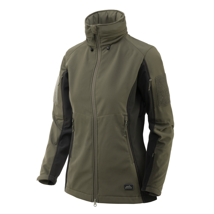 Helikon-Tex Gunfighter Women's softshelljacka i taiga-grön/svart