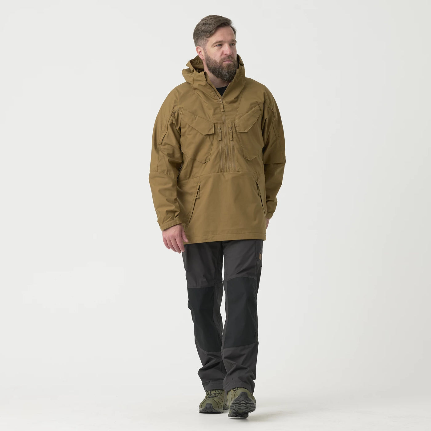 Helikon-Tex Pilgrim Anorak – Jordbrun/Svart