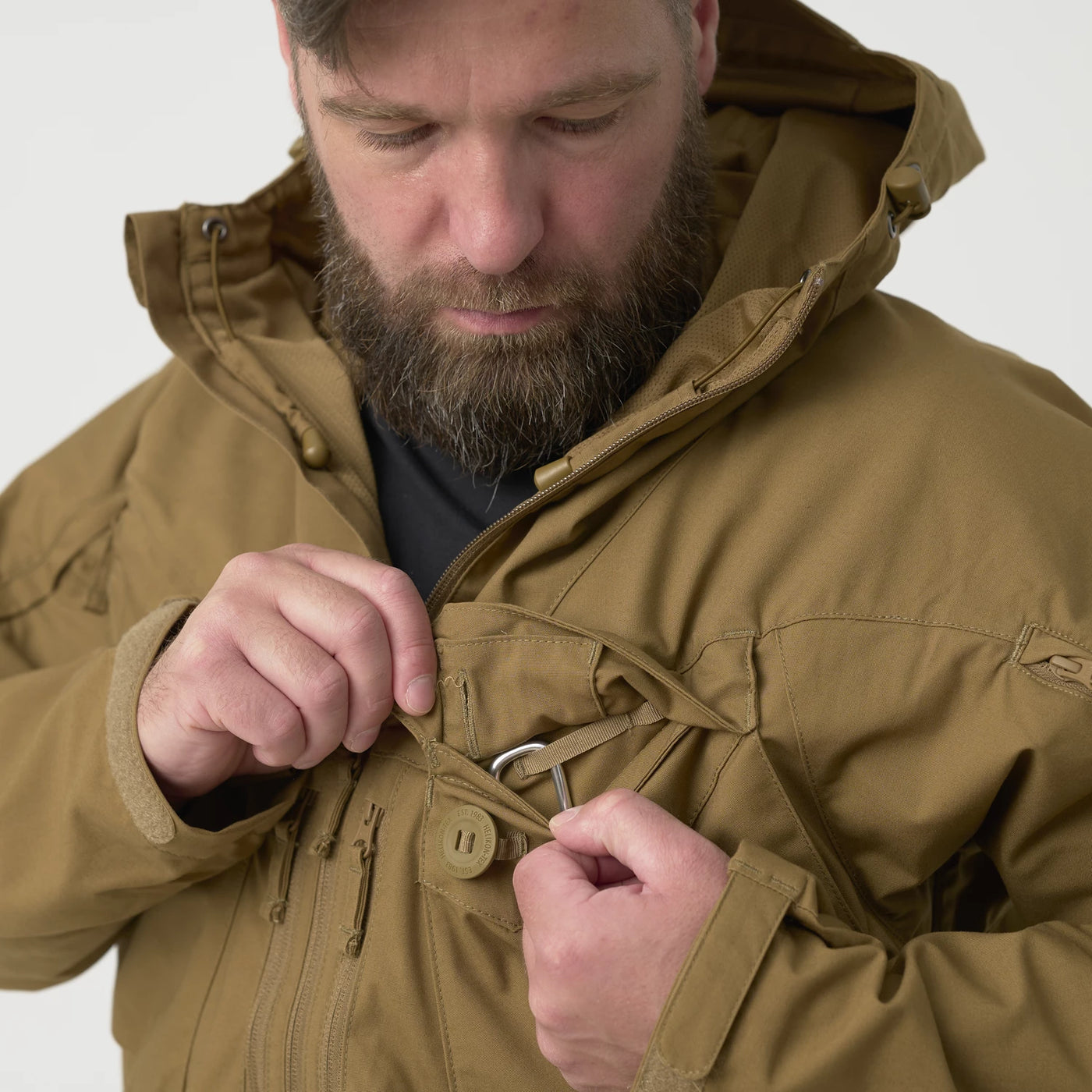 Helikon-Tex Pilgrim Anorak – Jordbrun/Svart