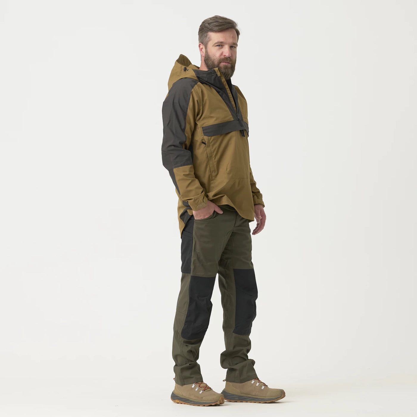 Helikon-Tex Woodsman Anorak – Jordbrun/Svart