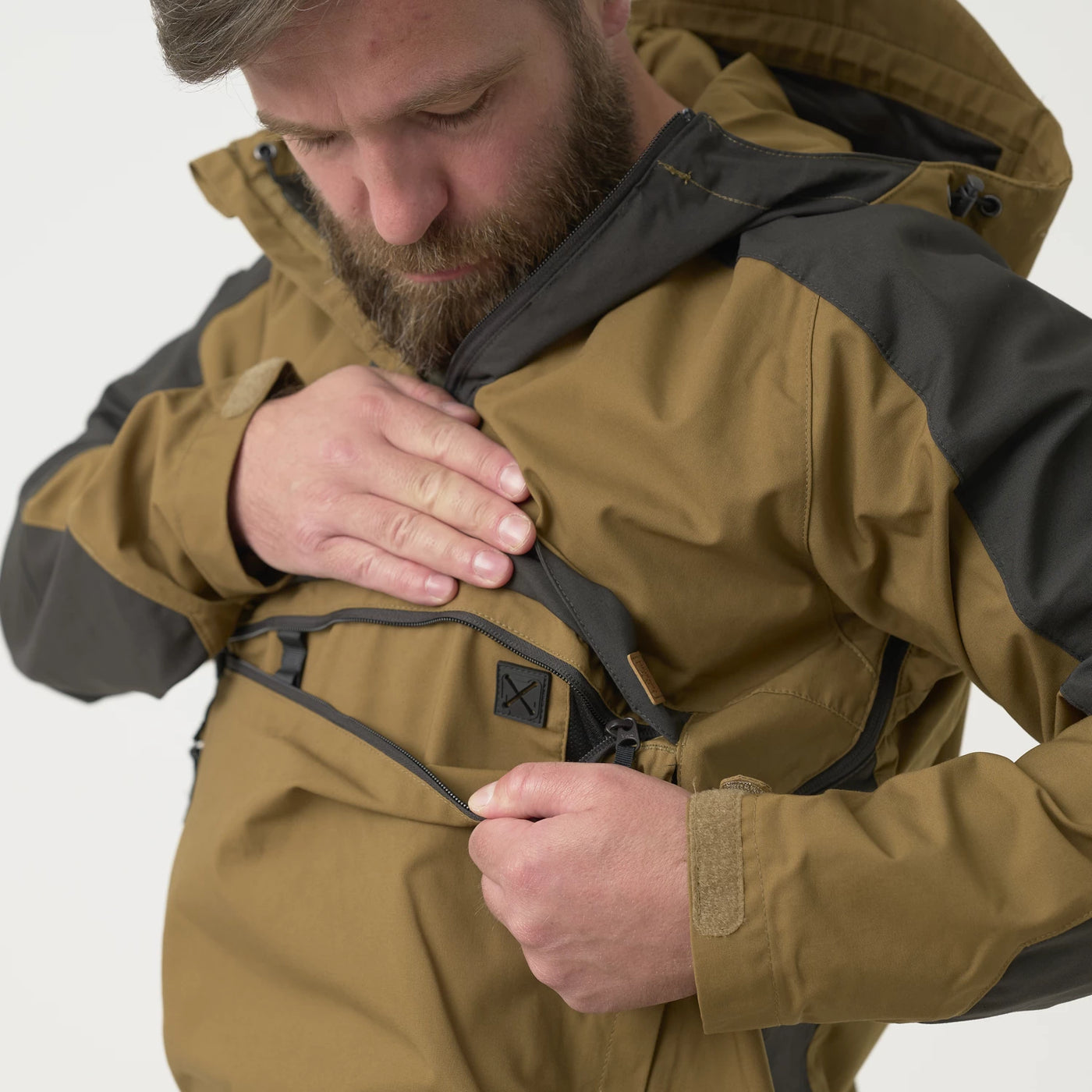 Helikon-Tex Woodsman Anorak – Jordbrun/Svart