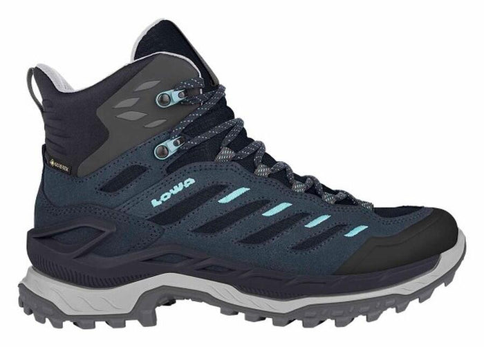 Lowa Innovo GTX Mid WS sportig vandringskänga dam i marinblått