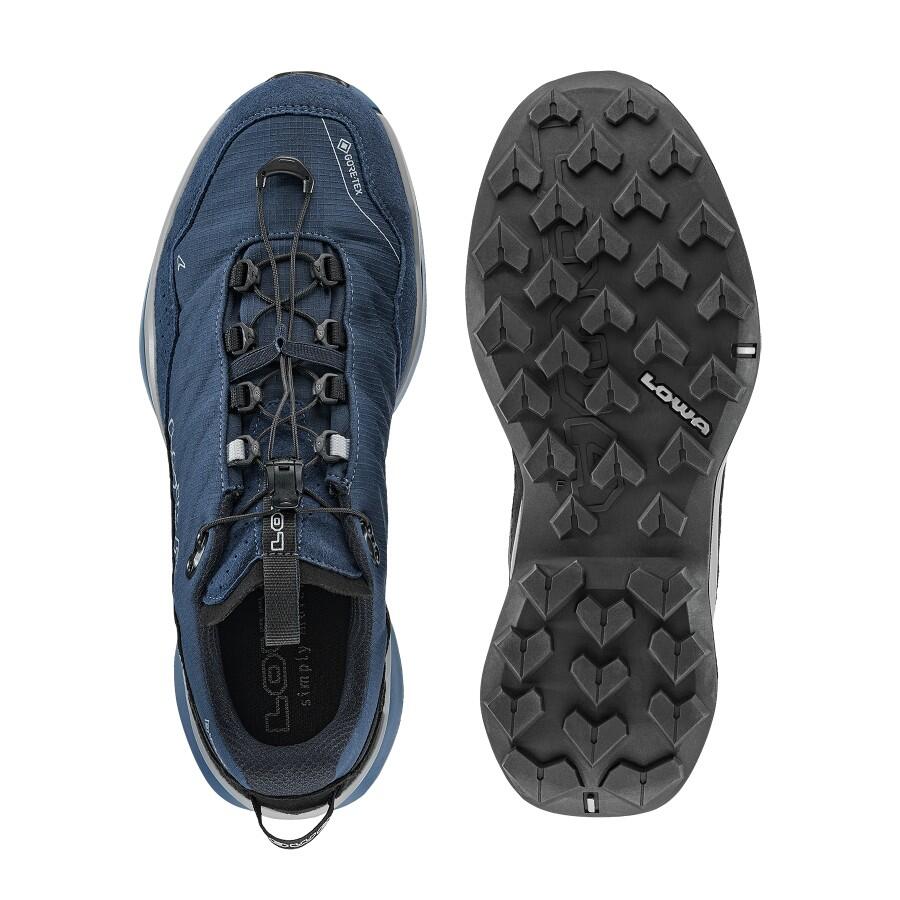 Lowa Maddox Pro GTX LO SL vandringssko i marinblått