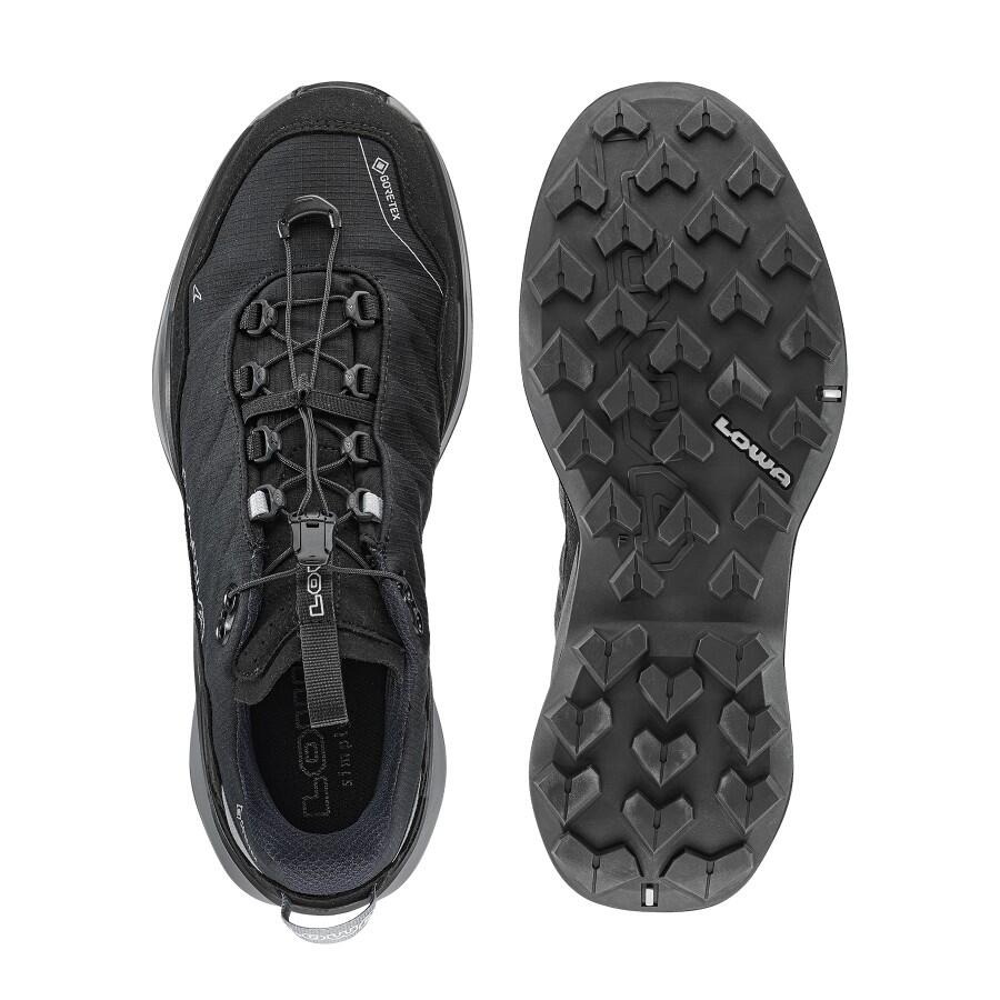 Lowa Maddox Pro GTX LO SL vandringssko i svart och grått