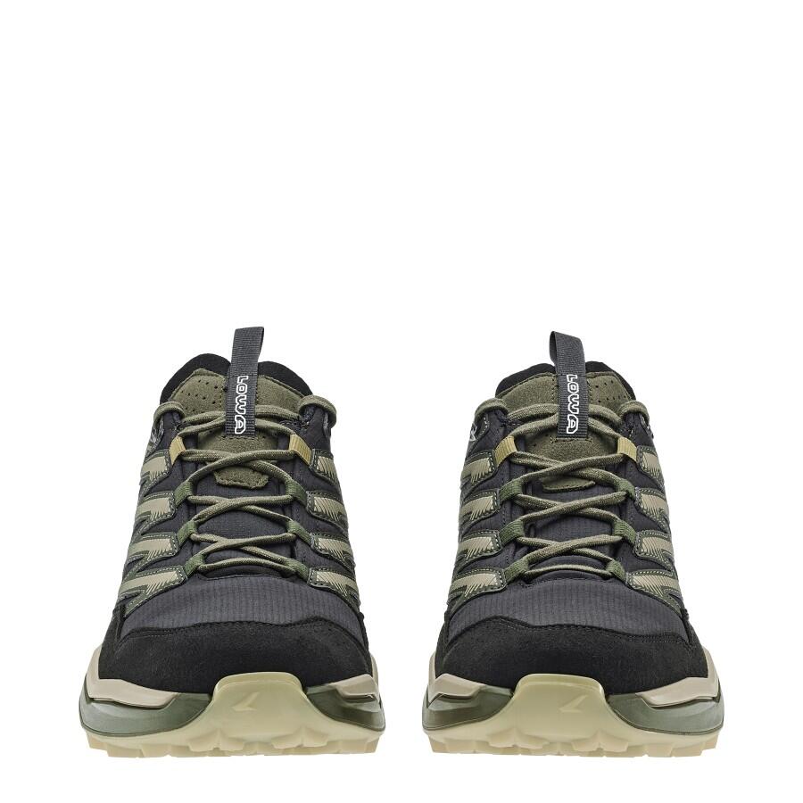 Lowa Maddox Pro GTX LO låg vandringssko i svart och grönt