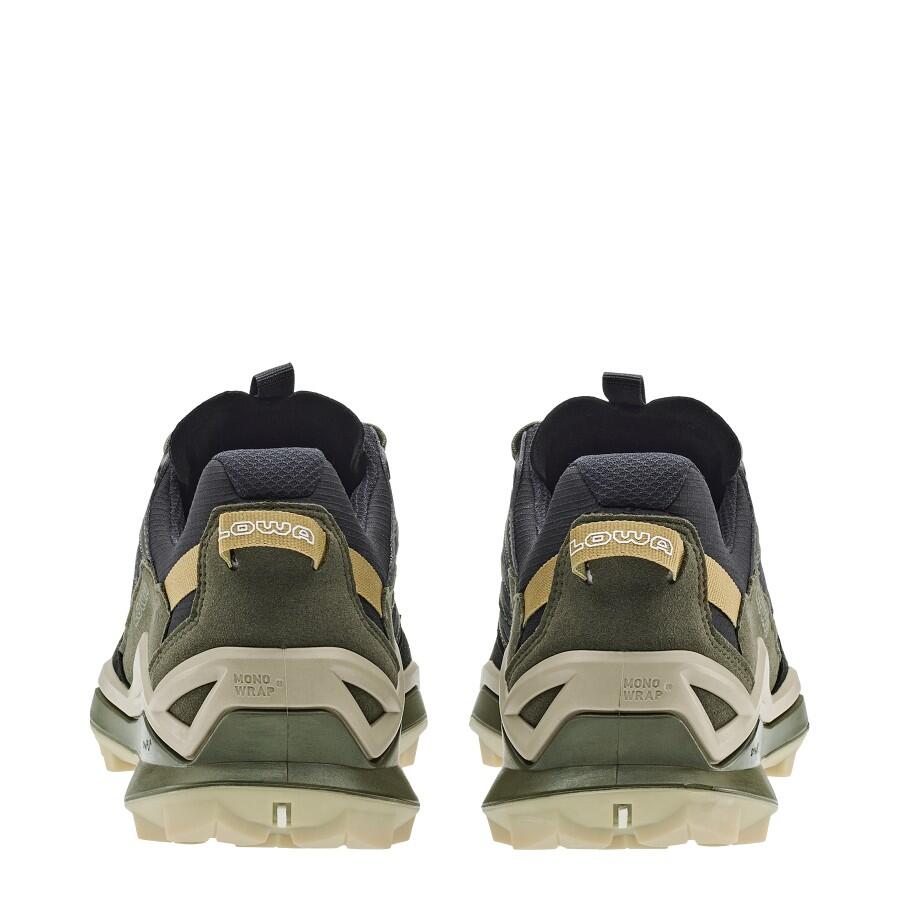 Lowa Maddox Pro GTX LO låg vandringssko i svart och grönt