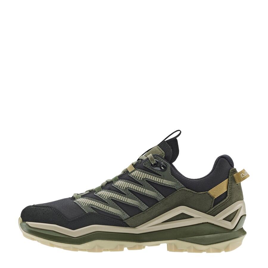 Lowa Maddox Pro GTX LO låg vandringssko i svart och grönt