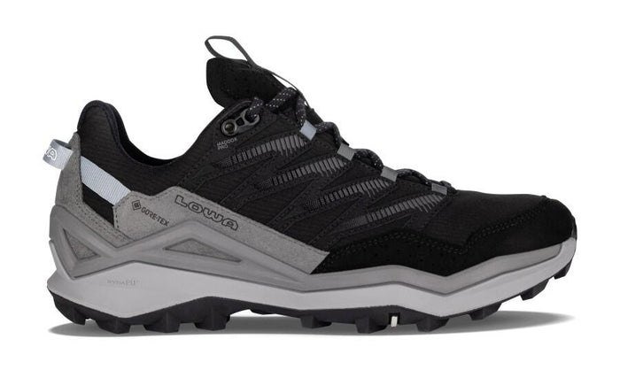 Lowa Maddox Pro GTX Lo WS Wide svart vandringssko för dam