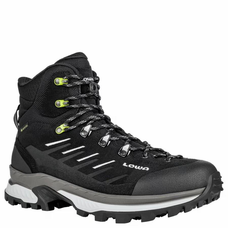 Lowa Randir GTX Mid sportig vandringskänga i svart och grått