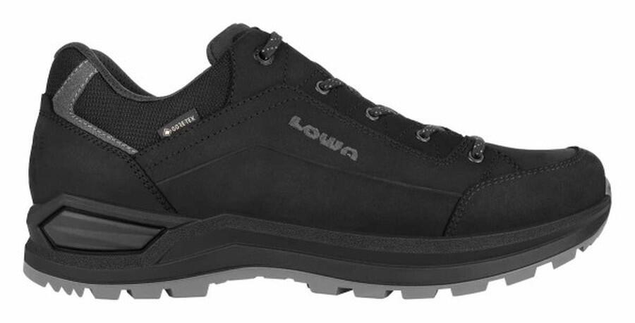 Lowa Renegade Evo GTX Lo låg vandringssko för herr i svart och grått