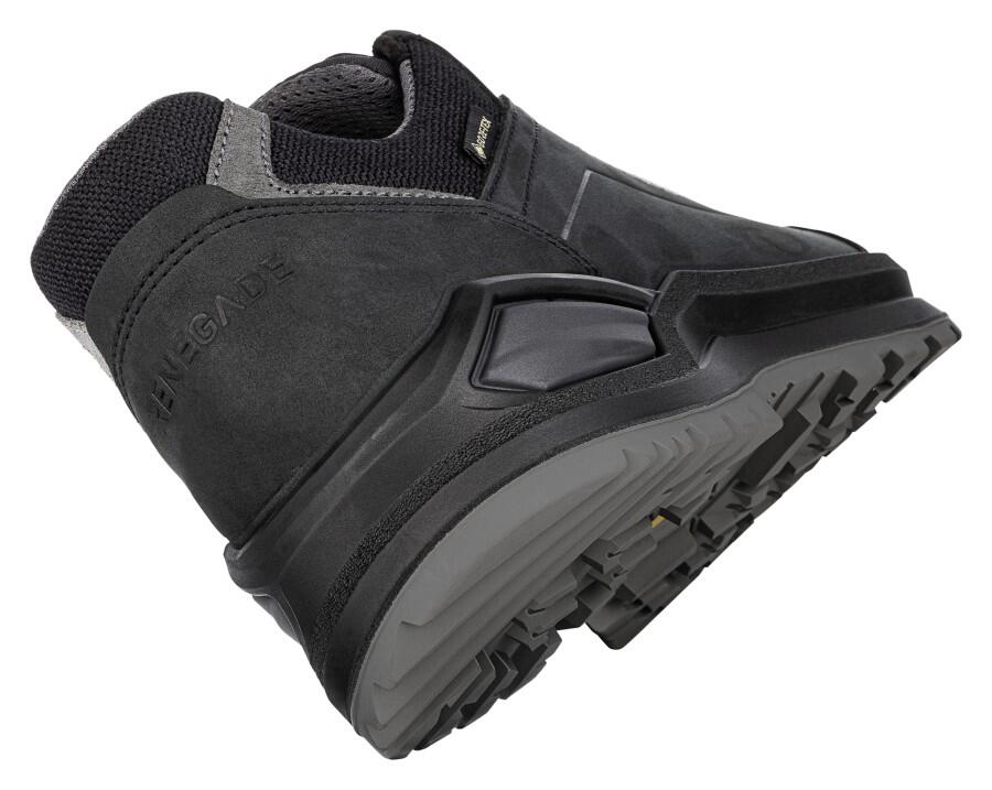 Lowa Renegade Evo GTX Lo låg vandringssko för herr i svart och grått