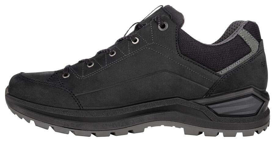 Lowa Renegade Evo GTX Lo låg vandringssko för herr i svart och grått