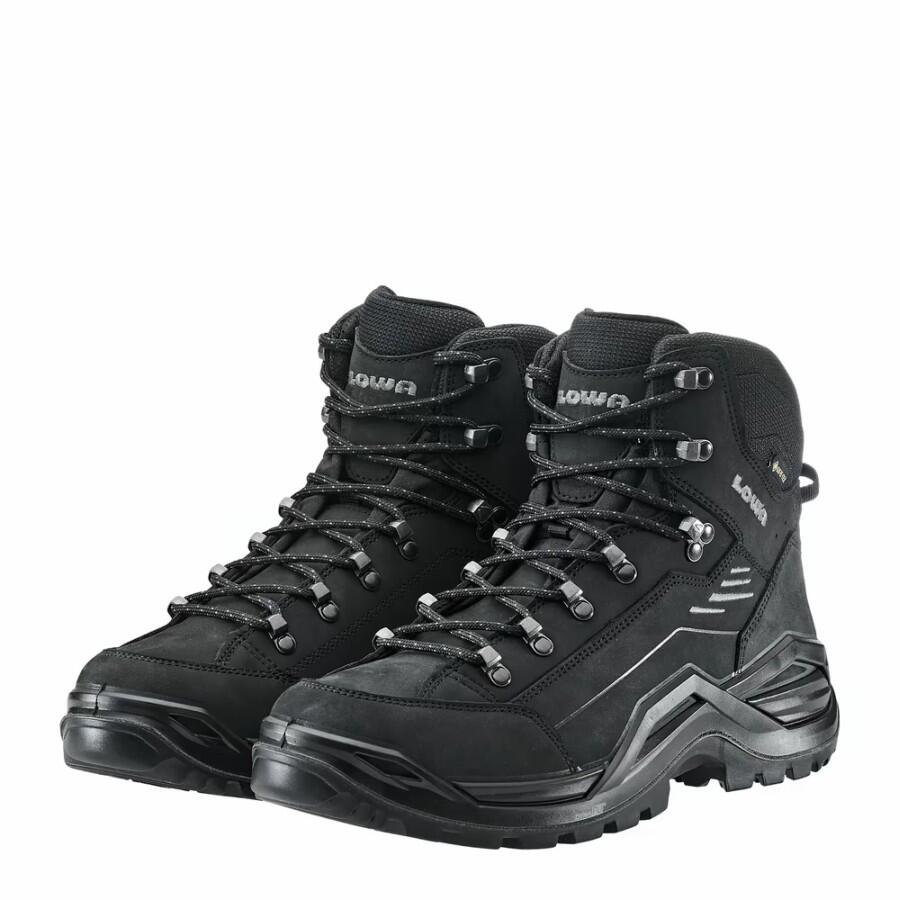 Lowa Renegade Evo GTX Mid vandringskänga i svart (Deep Black)