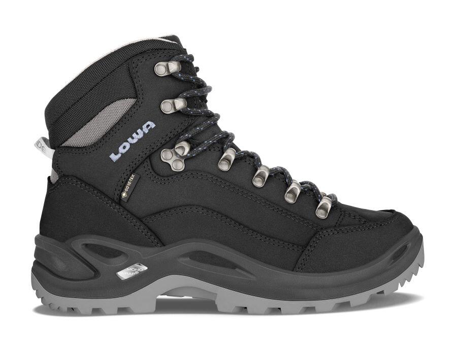 Lowa Renegade GTX Mid WS vandringskänga i svart och blått för dam