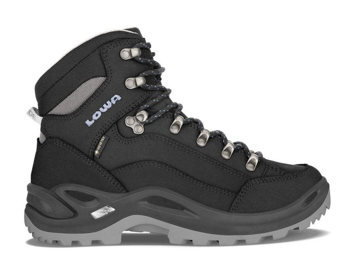Lowa Renegade GTX Mid WS vandringskänga i svart och blått för dam