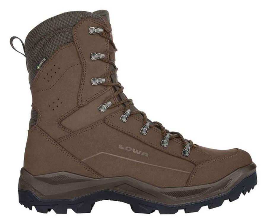 Lowa Renegade II N GTX Hi TF WS brun hög jakt- och militärkänga i nubuck