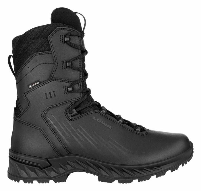 Lowa Zicon GTX Hi Wide svart hög poliskänga