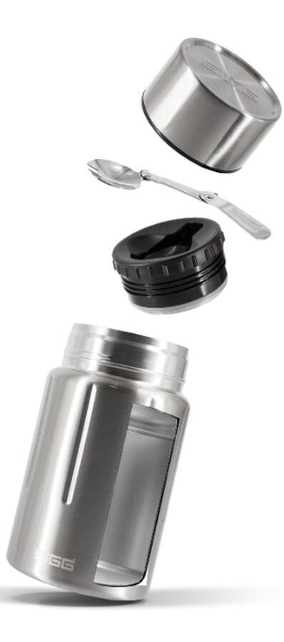 SIGG Gemstone Food Jar grå 0,75 L mattermos i rostfritt stål
