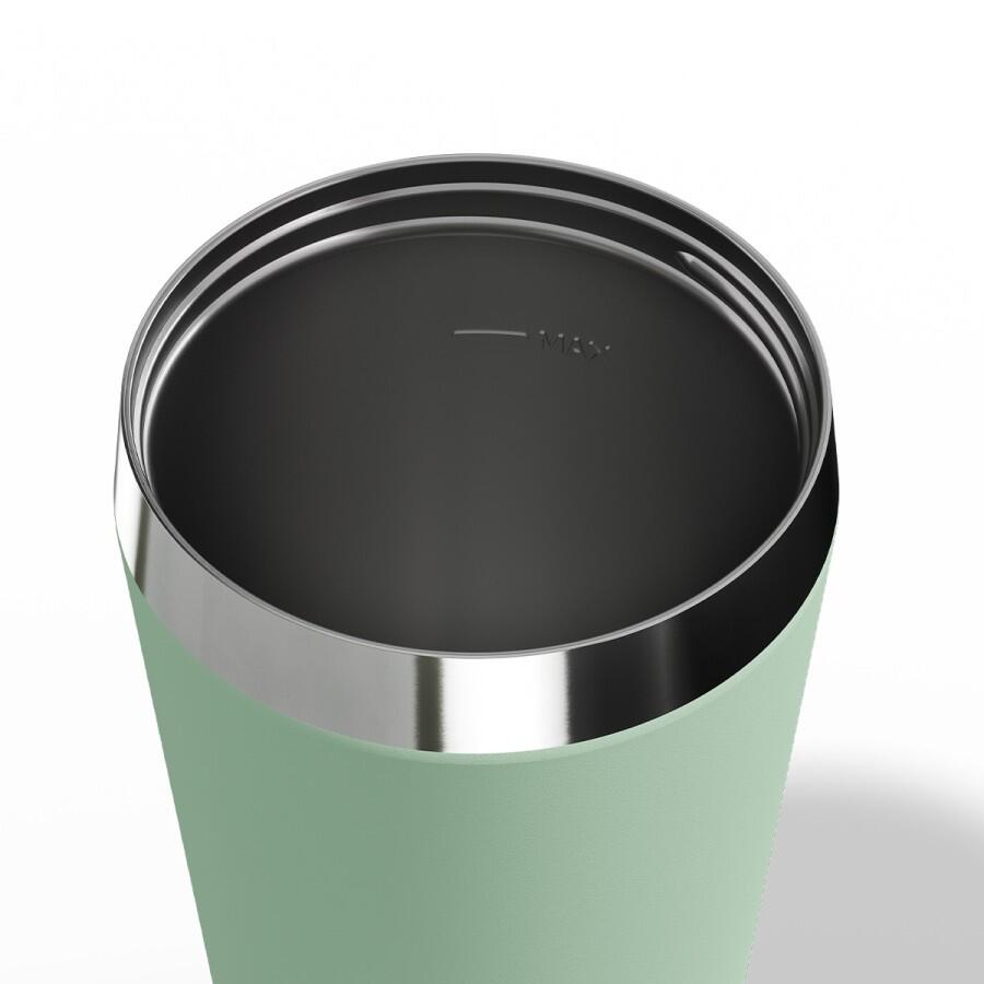 SIGG Helia Travel Mug grön 0,45 L termosmugg med glassugrör