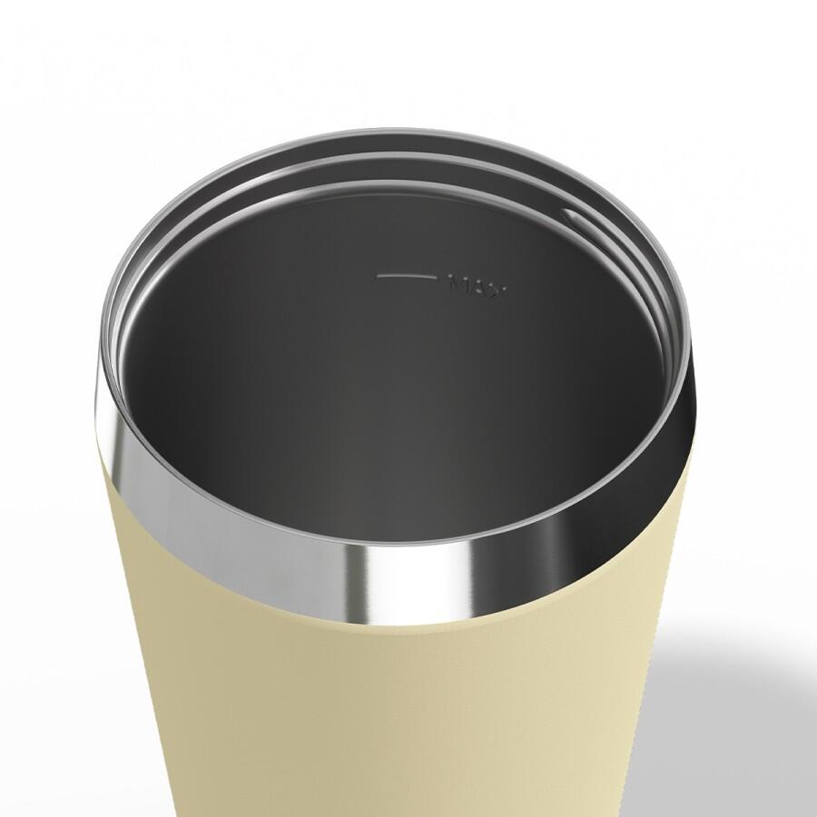 SIGG Helia Travel Mug gul 0,45 L termosmugg med glassugrör