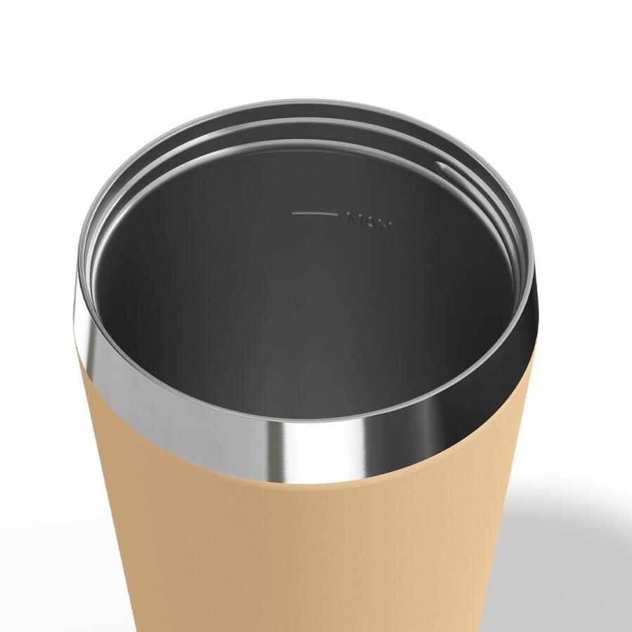 SIGG Helia Travel Mug orange 0,45 L termosmugg med glassugrör