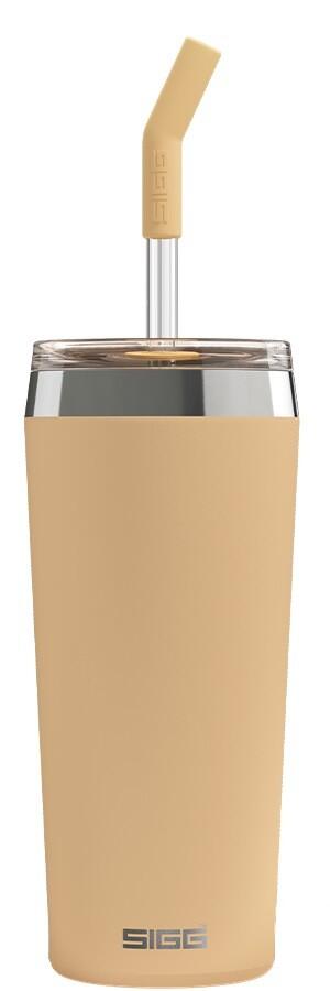 SIGG Helia Travel Mug orange 0,6 L termosmugg med sugrör