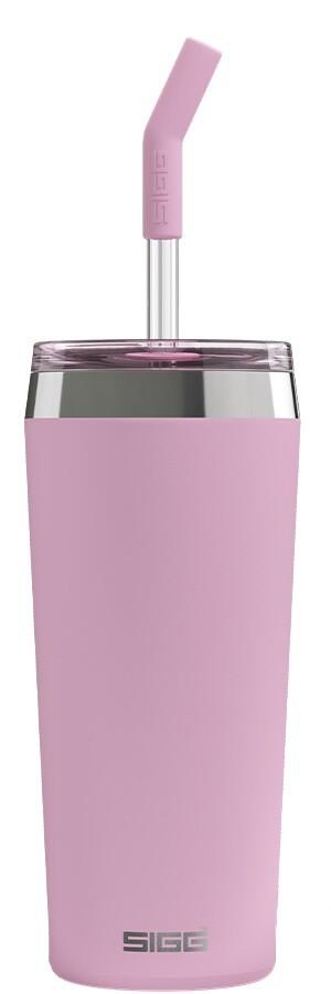 SIGG Helia Travel Mug rosa 0,6 L termosmugg med sugrör