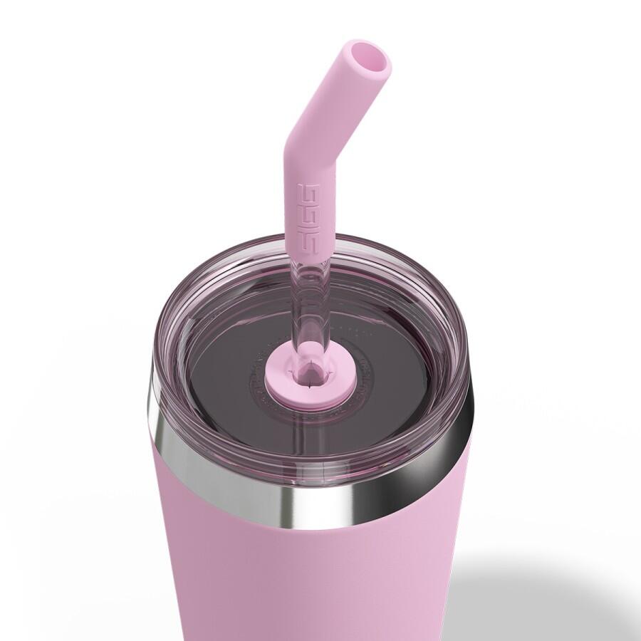 SIGG Helia Travel Mug rosa 0,6 L termosmugg med sugrör