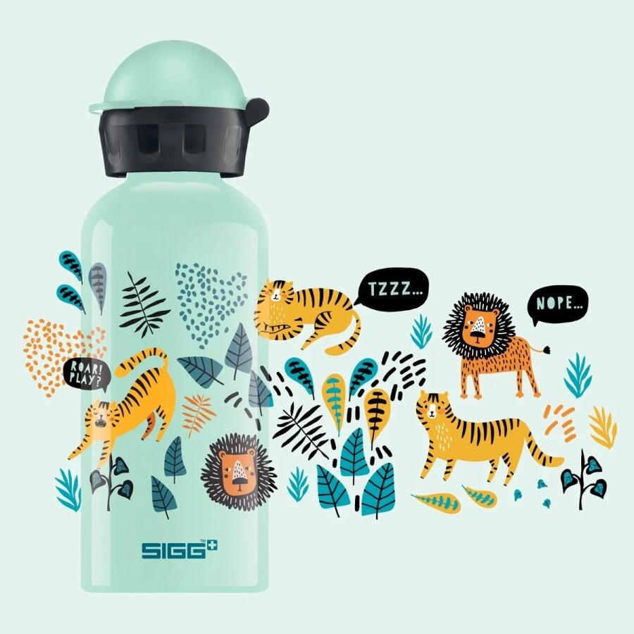 SIGG KBT Jungle Tzz 0,4 L aluminiumflaska för barn
