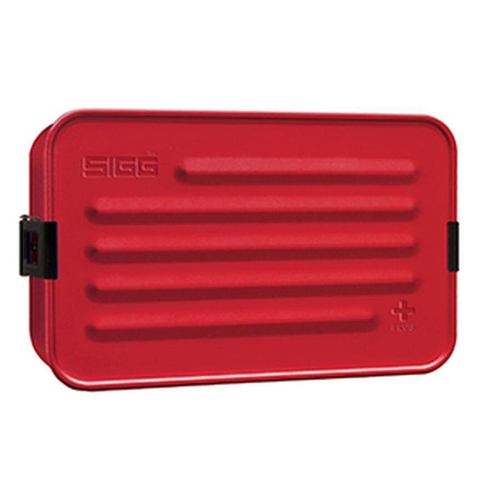 SIGG Metal Box Plus L röd matlåda i aluminium