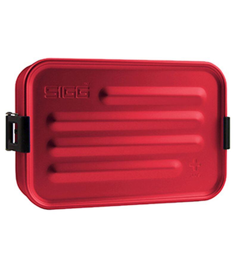 SIGG Metal Box Plus S röd matlåda i aluminium