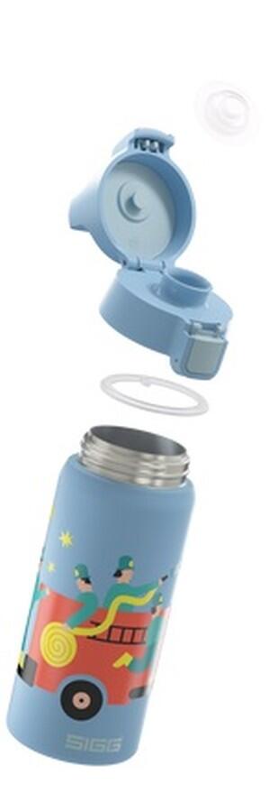 SIGG Shield Therm One Kids 0,5 L barntermos med brandbilsmotiv