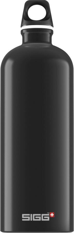 SIGG Traveller svart 1,0 L aluminiumflaska