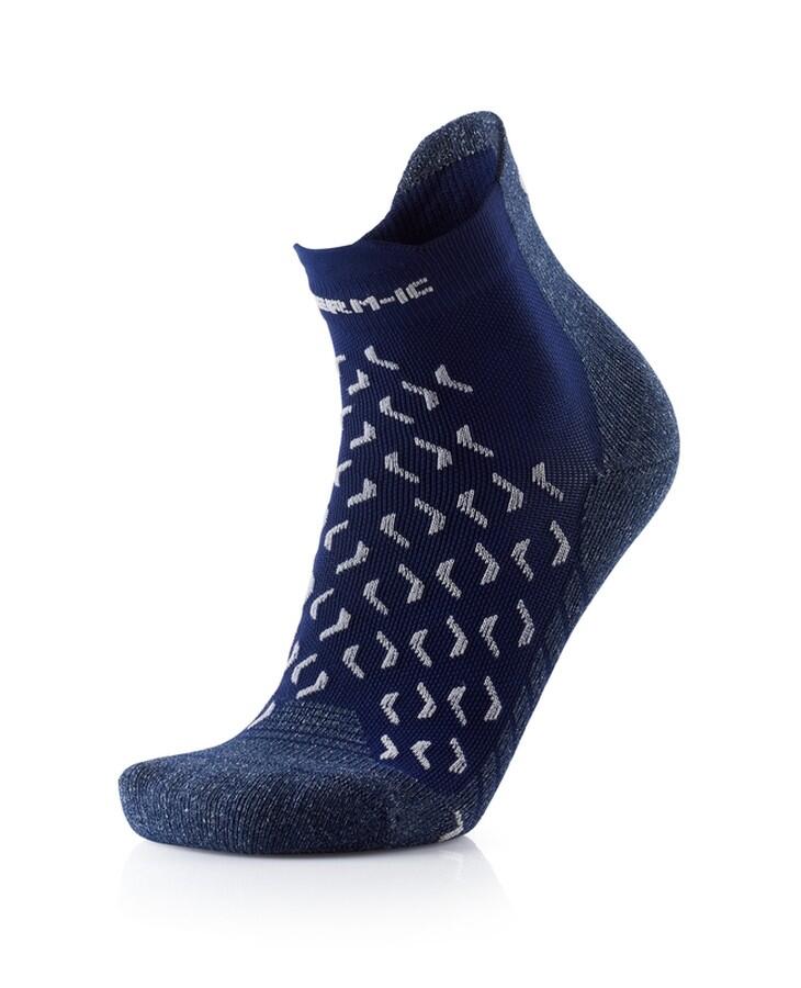 Therm-ic Outdoor Ultra Cool Ankle låga vandringsstrumpor i blått
