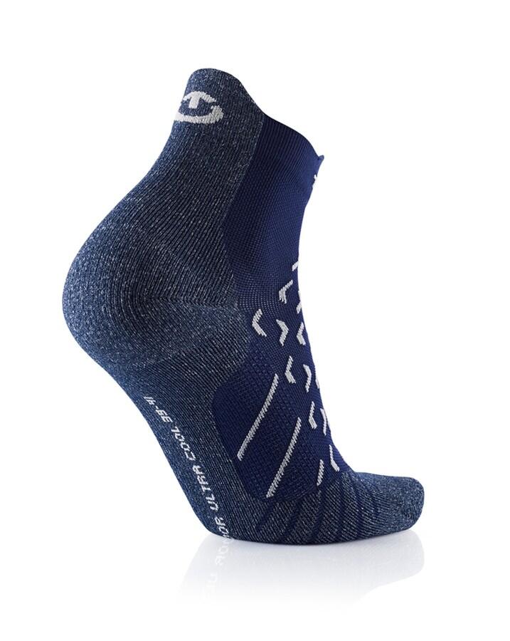 Therm-ic Outdoor Ultra Cool Ankle låga vandringsstrumpor i blått
