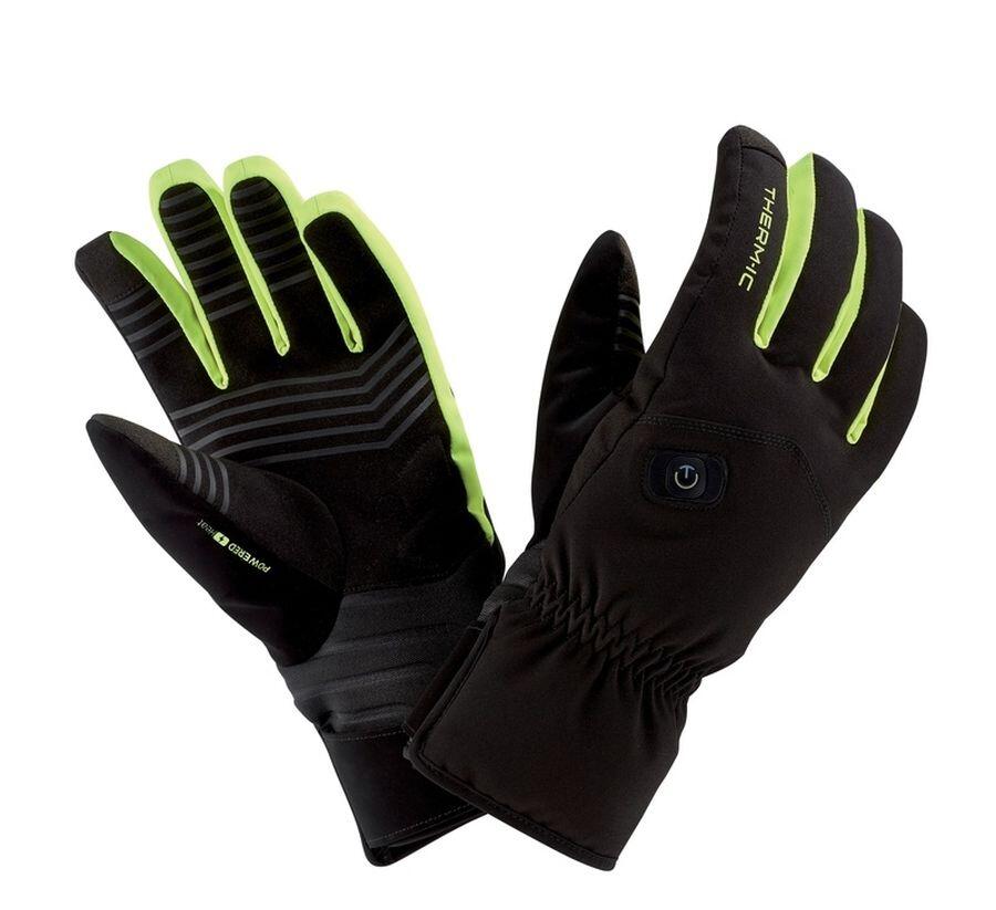 Therm-ic Power Gloves Light+ svarta tunna eluppvärmda värmehandskar