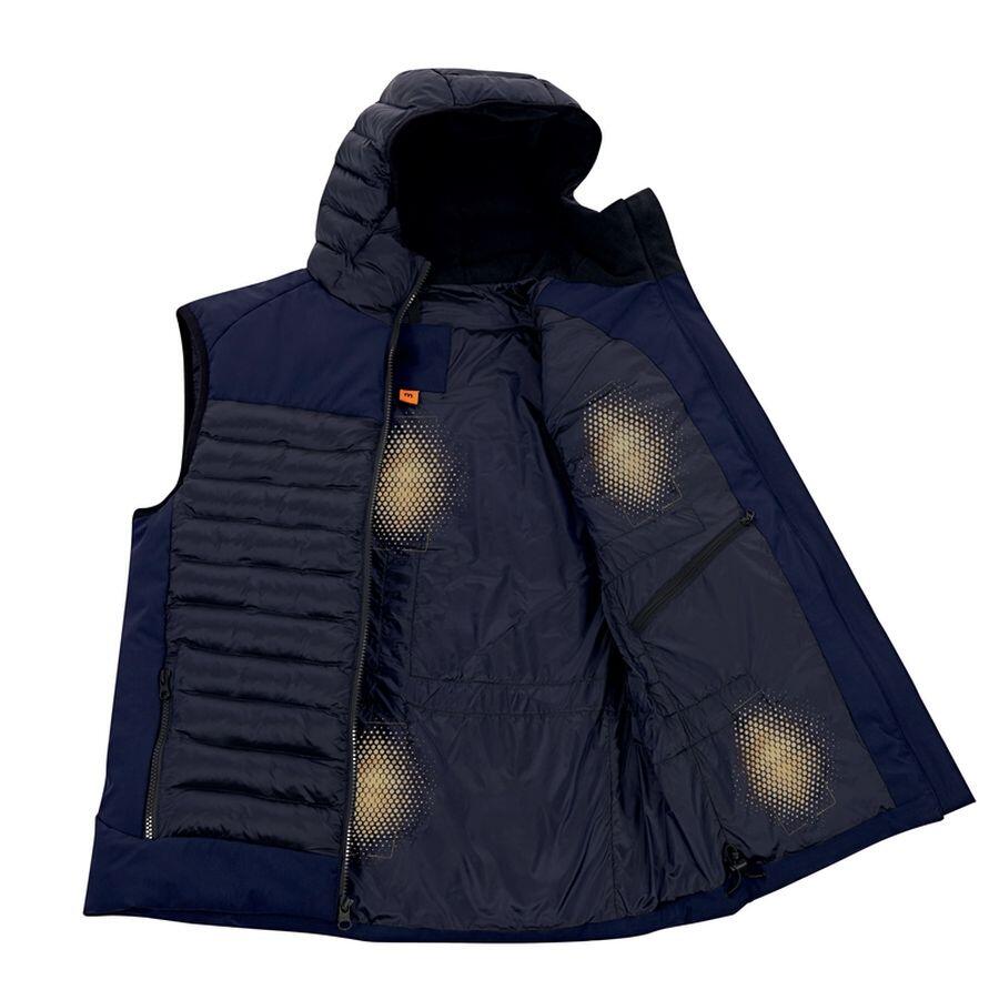 Therm-ic Power Vest Urban Men eluppvärmd värmeväst i mörkblått