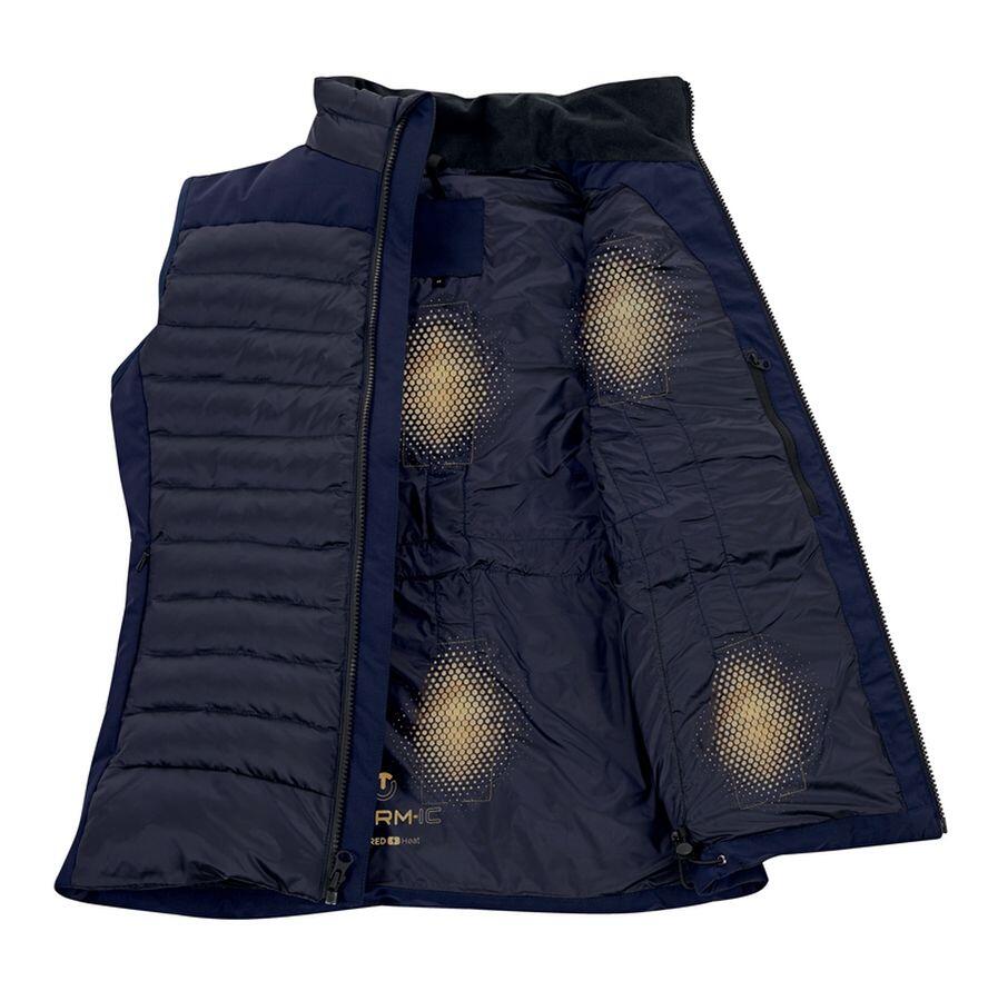 Therm-ic Power Vest Urban Women eluppvärmd värmeväst i mörkblått