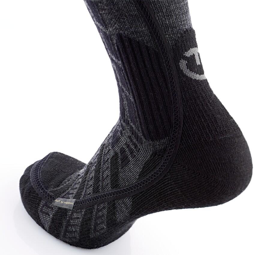 Therm-ic S.E.T® Comfort Sock värmestrumpor i svart med merinoull