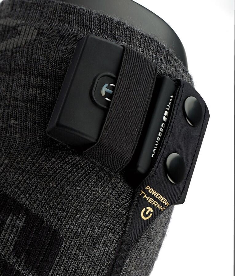 Therm-ic S.E.T® Comfort Sock värmestrumpor i svart med merinoull