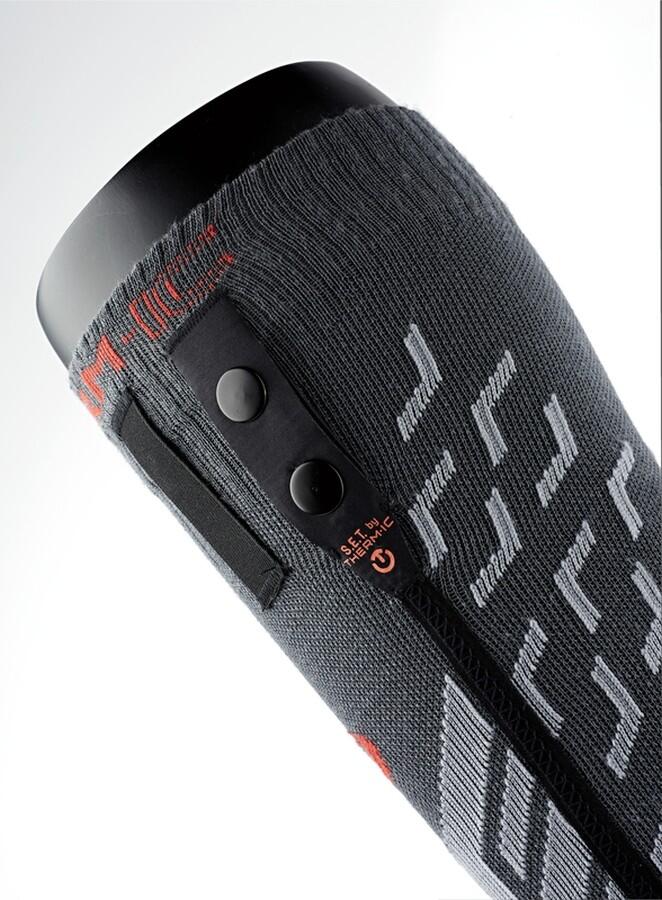 Therm-ic S.E.T® Performance Sock värmestrumpor i grått med merinoull