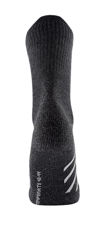 Therm-ic Trekking Temperate Cushion mörkgrå vandringsstrumpa unisex i merinoull