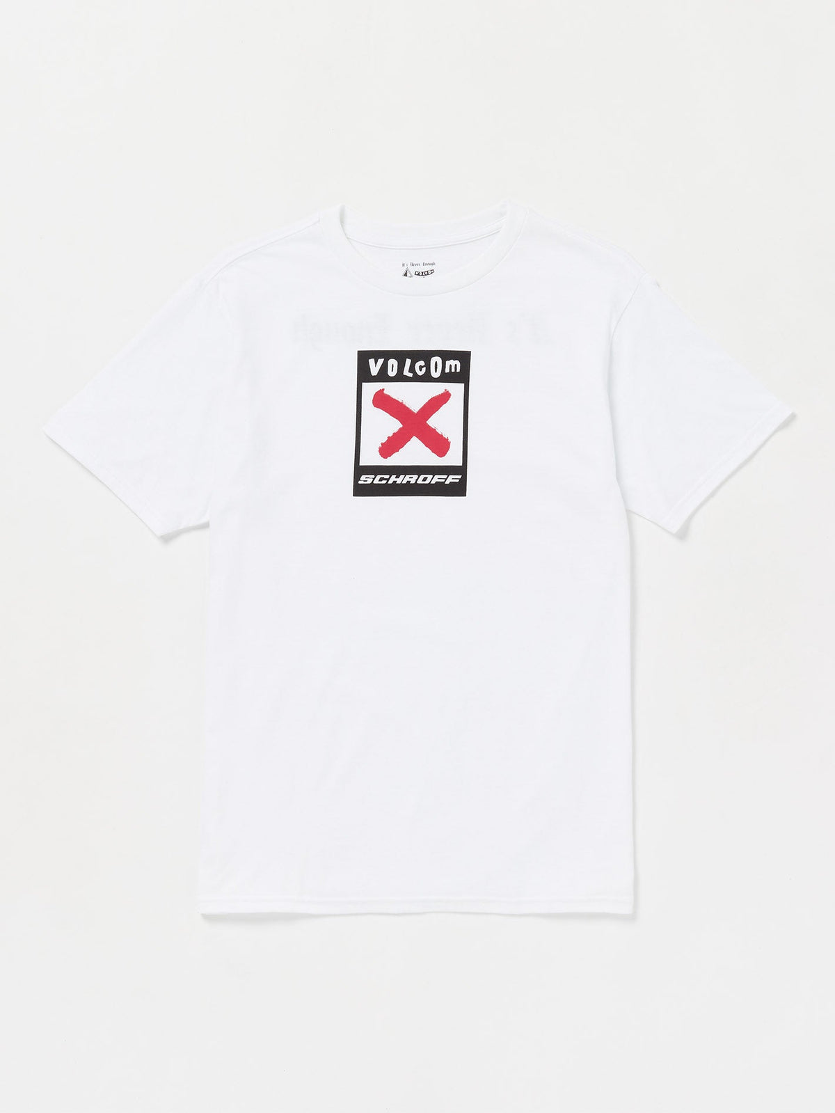 Volcom Schroff X SS Tee t-shirt vit, produkten från en annan vinkel